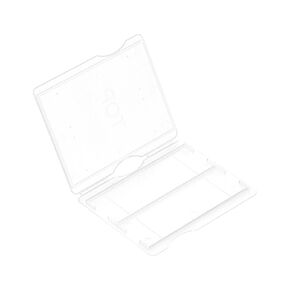 uxcell 2 Place Slide Storage Box ABS Plastic Clear Fit 75x25mm Standard Slides 10Pcs