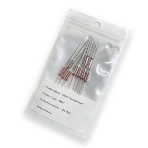 (Pack of 10pcs) RY Temperature Fuse TF Thermal Fuse 10A 250V 140°F to 572°F Metal Fuse Blown 72 99 105 121 135 142 157 167 172 184 185 192 216 for Household appliances (RY192-10A)