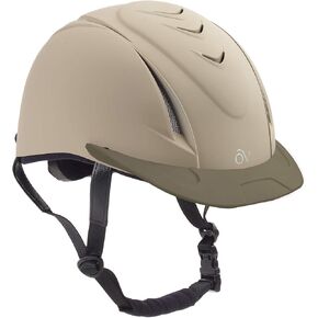 OVATION Deluxe Schooler Equestrian Helmet, Size: XS/S (467566TAN-XS/S)