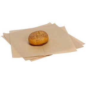 100 Sheets / 12 X12" Natural Kraft Food Paper Liners / Wrapping Tissue