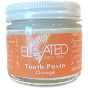 Elevated All Natural Fluoride Free Toothpaste - SLS Free Vegan Toothpaste - Glass Jar - 4 Flavors - Made in USA (Peppermint)