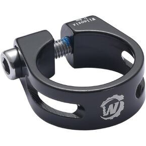 Bike Seat Clamp Seat Tube Clip Bicycle Seatpost Collar Diameter 31.8mm /34.9mm,Hollow design Aluminum Seat Post Clamp