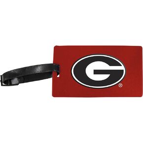 R and R Imports Georgia Bulldogs Luggage Tag 2-Pack Officially Licensed Collegiate Product