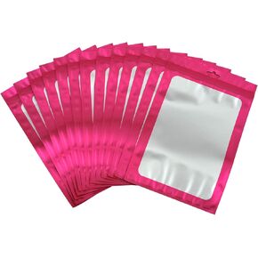 100pcs Resealable Mylar Packaging Bags Small Business Supplies Candy Sample Freshie Jewelry Bracelet Zipper Zip Package Pouch Bag