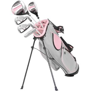 FINCHLEY Kids Golf Clubs Set for Boys & Girls Aged 8-12, Includes Driver, Hybrid, 7# & 9# Irons, and Putter for Right Hand、