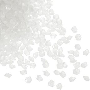 YOKIVE 3000 Pcs Glow in The Dark Rocks, Glowing Stones Luminous Decorative Pebbles, Great for Garden, Yard, Pool, Fish Tank, Walkways (White, 3-5-mm)