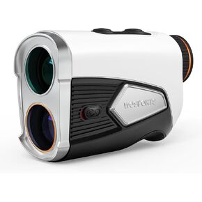 WOSPORTS Golf Rangefinder with Slope, 1500 Yards Laser Range Finder for Golfing/Hunting, 7X Magnification with Flag Pole Locking Vibration, Magnetic, Rechargeable, Feet/Meters/Yards Support