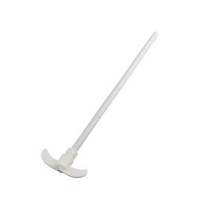 PTFE Overhead Stirrer Electric Stirring Rod Stirrier Mixer Shaft with Foldable Paddle for Lab (600MM-145MM-10MM)
