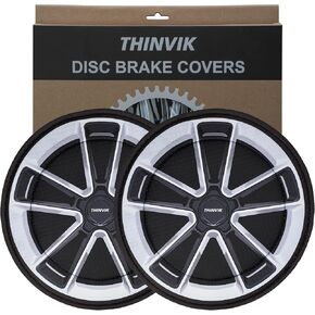 Thinvik Bike Disc Brake Cover, Washable Neoprene Protective Covers for Bicycle Disc Brakes 2 Set