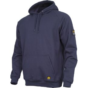 WORKWEYA FR Hoodies 10.5oz Cotton Fleece Flame Resistant Hooded Sweatshirt for Men