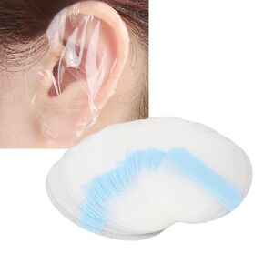 25Pcs Baby Waterproof Ear Stickers, Soft Waterproof Ear Protector for Swimming Showering Surfing Snorkeling and Other Water Sports