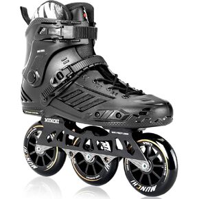 3 Wheels Fitness Inline Speed Skates for Unisex,110mm Roller Skates Blades