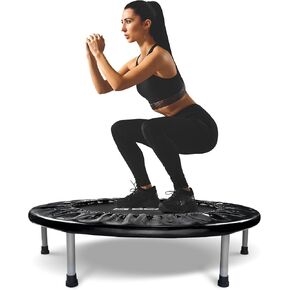 BCAN 36/38 Mini Trampoline Rebounder Trampoline for Adults Max Load 170lbs/300lbs Small Trampoline Exercise Trampoline Fitness Trampoline Indoor/Garden Workout