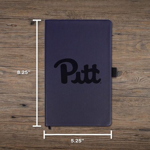 مفكرة ملونة محفورة بالليزر من Rico Industries NCAA Pittsburgh Panthers، مقاس 5.25 × 8.25 بوصة in Saudi Arabia