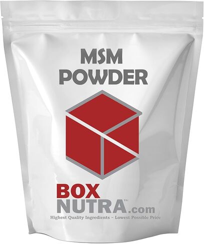 مسحوق BoxNutra MSM - يساعد على تقليل إزعاج المفاصل لتسريع عملية الشفاء - يعزز المناعة وصحة الجلد، 500 جرام in Saudi Arabia
