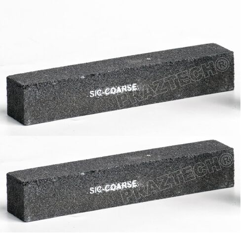 PRAZTECH® مجموعة من عبوتين من أدوات تضميد المواد الكاشطة | كربيد السيليكون الفاخر (150 × 25 × 25) ملم | تعظيم أداء عجلة الطحن in Kuwait