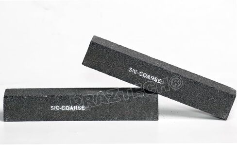 PRAZTECH® مجموعة من عبوتين من أدوات تضميد المواد الكاشطة | كربيد السيليكون الفاخر (150 × 25 × 25) ملم | تعظيم أداء عجلة الطحن in Kuwait