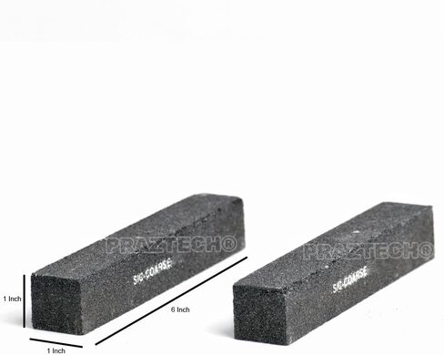 PRAZTECH® مجموعة من عبوتين من أدوات تضميد المواد الكاشطة | كربيد السيليكون الفاخر (150 × 25 × 25) ملم | تعظيم أداء عجلة الطحن in Kuwait