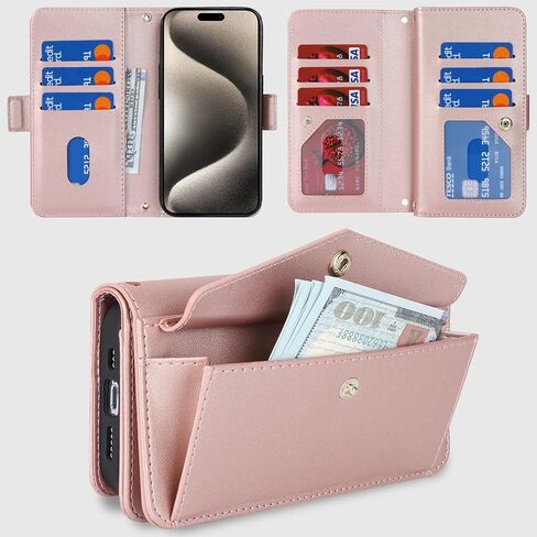 حافظة Jaorty Multi Zip and TowGT 15 Pro Max مع حزام in Kuwait