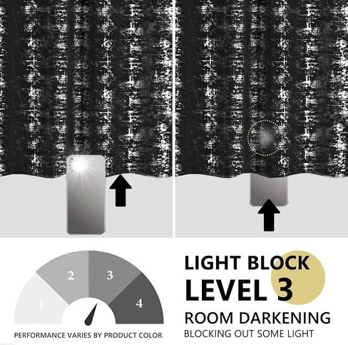 Tititex Luxury Golden Black Velvet Blackout Curtains 84 inch Length 2 Panels Sets for Bedroom Window Drapes Thermal Curtains with Grommets, Gold Foil Print for Living Room in Saudi Arabia