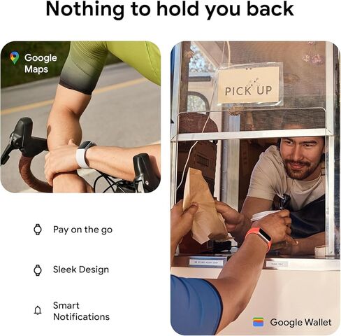 Fitbit Charge 6 Activity Tracker Heart Rate Monitoring, 7-Day Battery, Integrated Google Apps, Maps & Wallet, in-Depth Health Insights, Activity & Sleep Analysis, S & L Bands Included, Obsidian/Black in Saudi Arabia