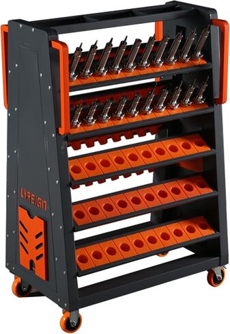 BT40 CNC Tool Rack, CAT40 CNC Tool Holder Keeper on Desktop Placed for CNC Machine Equipment, CNC Tool Storage System for Warehouses Machining Centers in Saudi Arabia