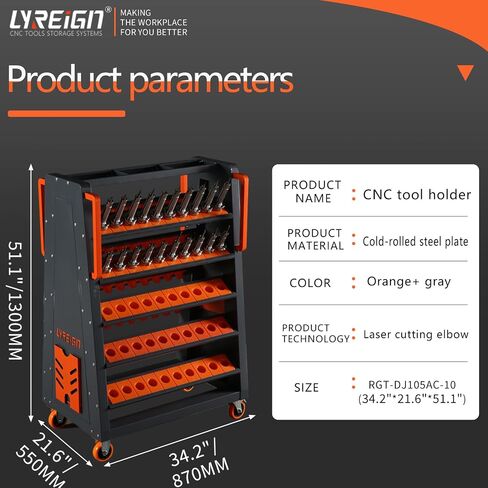 BT40 CNC Tool Rack, CAT40 CNC Tool Holder Keeper on Desktop Placed for CNC Machine Equipment, CNC Tool Storage System for Warehouses Machining Centers in Saudi Arabia