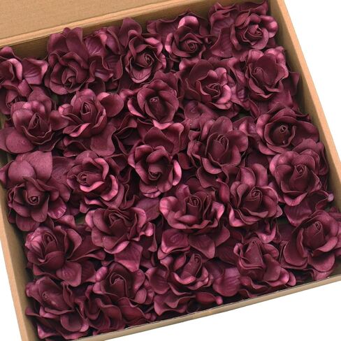 D-Seven Artificial Flowers 25pcs Gardenia Flowers with Stem for Wedding Flowers Centerpieces Bridal Shower Baby Shower Decorations DIY Wedding Bouquets Party Home Decor (White) in Kuwait