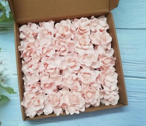 D-Seven Artificial Flowers 25pcs Gardenia Flowers with Stem for Wedding Flowers Centerpieces Bridal Shower Baby Shower Decorations DIY Wedding Bouquets Party Home Decor (White) in Kuwait