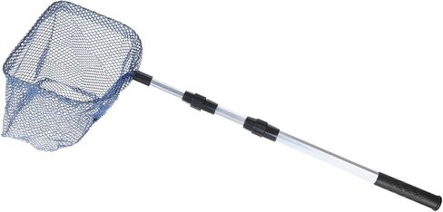 PATIKIL Telescopic Table Tennis Ball Picker, Aluminum Alloy Portable Ping Pong Ball Pick Up Net Bag for Balls Picking, Blue in Saudi Arabia