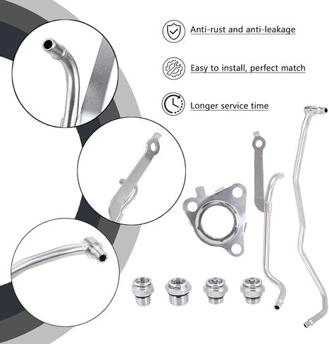 926-187 Driver Side Turbo Coolant Line Kit Fit For 2015-2017 Ford Expedition, 2011-2016 Ford F150, 2015-2021 Ford Transit 150/250/350/350HD, 2015-2017 Lincoln Navigator. in Saudi Arabia