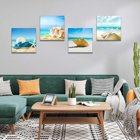 Artscope 4 قطع قماش يطبع جدار الفن - لوحة صورة النبيذ الرومانسية - عمل فني جداري حديث مؤطر للحمام ديكور المنزل والمكتب - 12 × 12 بوصة in Kuwait