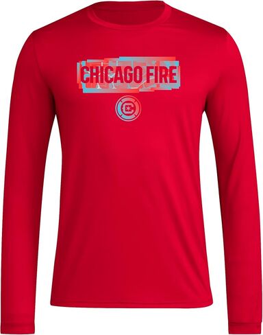 تيشيرت Chicago Fire بأكمام طويلة للرجال من أديداس in Saudi Arabia