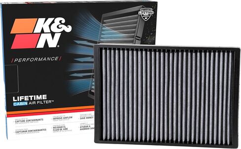 K&N Cabin Air Filter: Premium, Washable, Clean Airflow to your Cabin Air Filter Replacement: Designed for Select 2005-2010 DODGE/CHRYSLER (Challenger, Charger, Magnum, 300, 300C), VF3007 in Saudi Arabia