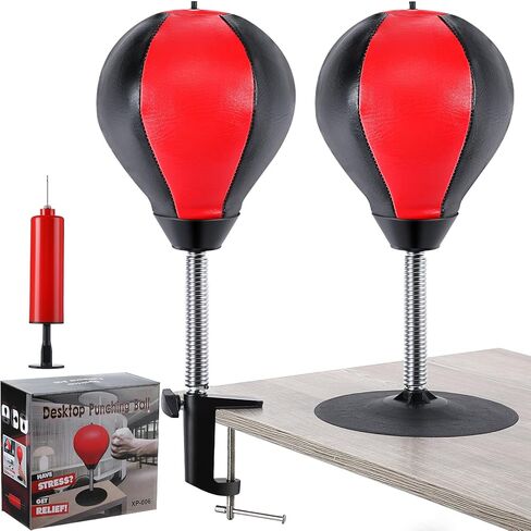 حقيبة ملاكمة مكتبية، حقيبة ملاكمة لتخفيف التوتر مع مشبك مكتب وكوب شفط قوي للغاية، حقيبة ملاكمة ممتعة لطاولة المكتب والعدادات، ألعاب إدارة الغضب هدية للرئيس أو زملاء العمل in Kuwait