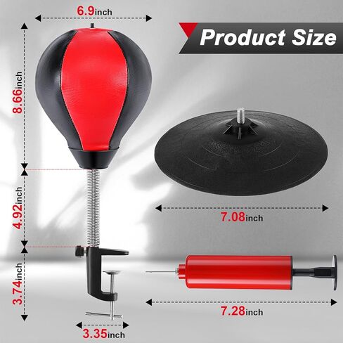 حقيبة ملاكمة مكتبية، حقيبة ملاكمة لتخفيف التوتر مع مشبك مكتب وكوب شفط قوي للغاية، حقيبة ملاكمة ممتعة لطاولة المكتب والعدادات، ألعاب إدارة الغضب هدية للرئيس أو زملاء العمل in Kuwait