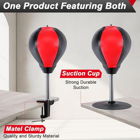 حقيبة ملاكمة مكتبية، حقيبة ملاكمة لتخفيف التوتر مع مشبك مكتب وكوب شفط قوي للغاية، حقيبة ملاكمة ممتعة لطاولة المكتب والعدادات، ألعاب إدارة الغضب هدية للرئيس أو زملاء العمل in Kuwait