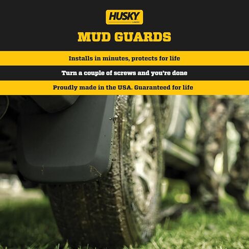 Husky Liners - Front Mud Guards | 2010-2017 Chevrolet Equinox, Front Set - Black, 2 Pc | 56861 in Saudi Arabia