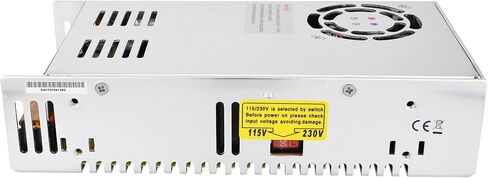STEPPERONLINE تحويل التيار الكهربائي 350 واط 60 فولت 5.9A لأطقم جهاز التوجيه باستخدام الحاسب الآلي 115 فولت/230 فولت S-350-60 in Kuwait