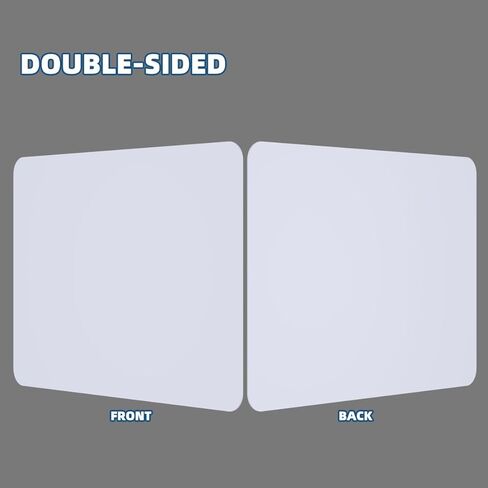 2 حزمة من الخطوط مقاس 9 × 12 بوصة وسبورة بيضاء فارغة للمسح الجاف | لوحات بيضاء صغيرة مزدوجة الجوانب للمعلمين والطلاب والمنزل والفصول الدراسية والمكتب in Kuwait