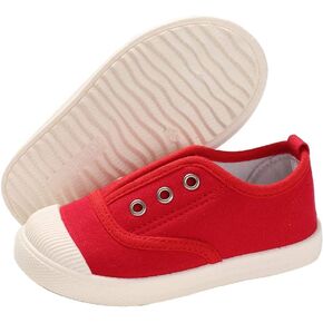 E-FAK Toddler Shoes Boys Girls Canvas Sneaker Slip-On Kids Shoes Light Weight Fashion Casual Running Shoes(Toddle/Little Kids/Baby)