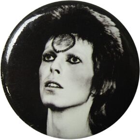 David Bowie - Ziggy Stardust - 1.25" Round Button