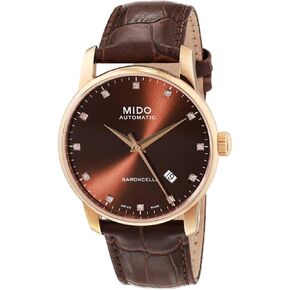 Mido Baroncelli - Swiss Automatic Watch for Men - Brown Dial - Case 38mm - M86003648