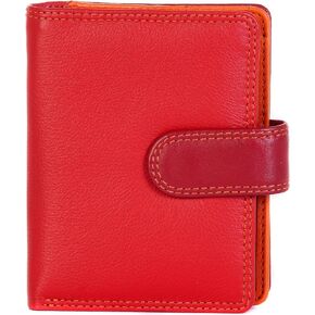 Visconti RB40 Multi Colored Berry/Purple/Dusty Pink Small Soft Leather Ladies Wallet & Purse