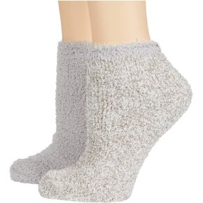 Barefoot Dreams CozyChic 2 Pair Tennis Sock Set, Plush Socks, Set of 2