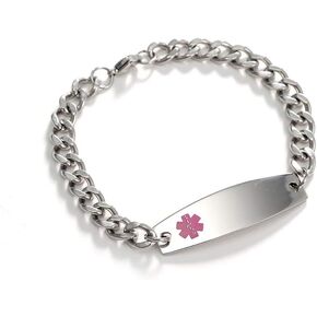 Handcuffs Dragon Medical Bracelet Men Women Stainless Steel Jewelry