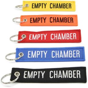 EMPTY CHAMBER - Key Chains - MULTI COLOR - 5pcs