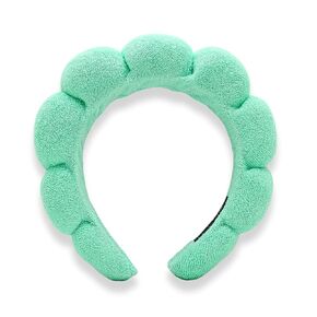 Spa Headbands for Washing Face, Makeup and Skincare. 3 Pc Set of Skin Care Head band with Wristbands. Puffy Terry Cloth, Non Slip Get Ready Hairband for Women, Teens, Girls. Cute Hair Accessories.