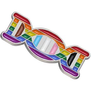 Gold Silver Plated Enamel DNA Shape Brooch Pin Christmas Gift Doctor/Nurse Medical Fashion Pins