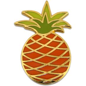 Pineapple Fruit Lapel Pin, Hat Pin & Tie Tack Set with Clutch Back